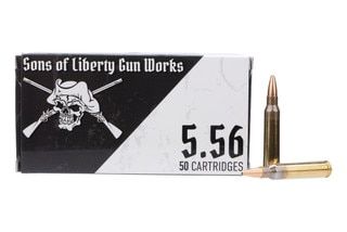 Sons of Liberty Gun Works 5.56 NATO 77gr HPBT Ammo - Box of 50